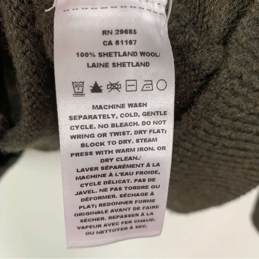 Pendleton Green Button Down Cardigan Sweater Size… - image 8